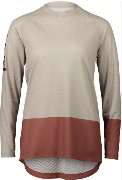 POC w's mtb pure ls jersey himalayan salt