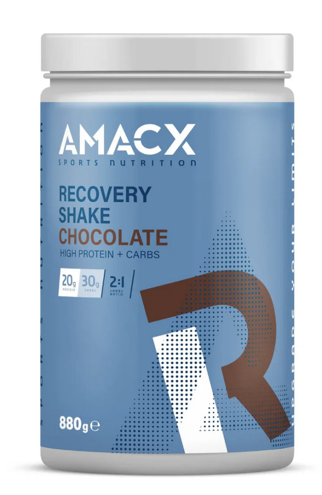amacx recovery shake 880g chocolate