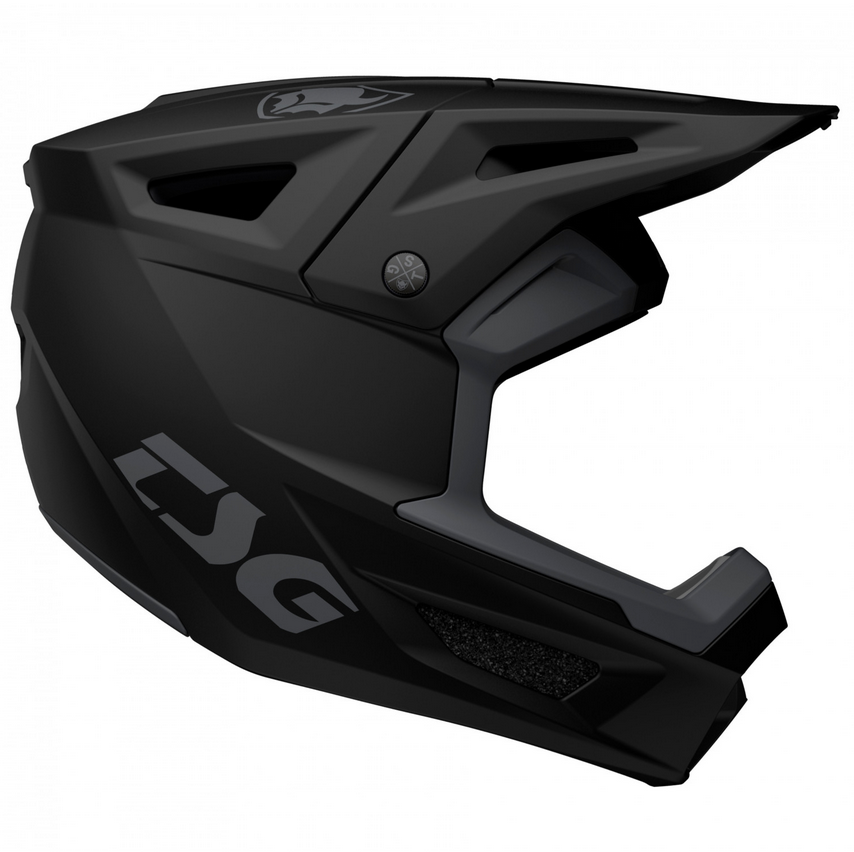tsg helm sentinel solid color black large