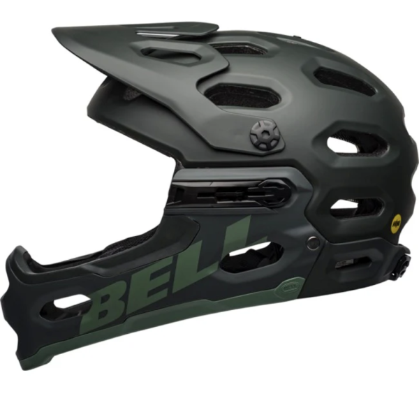bell Super 3R MIPS Helmet matte green - L