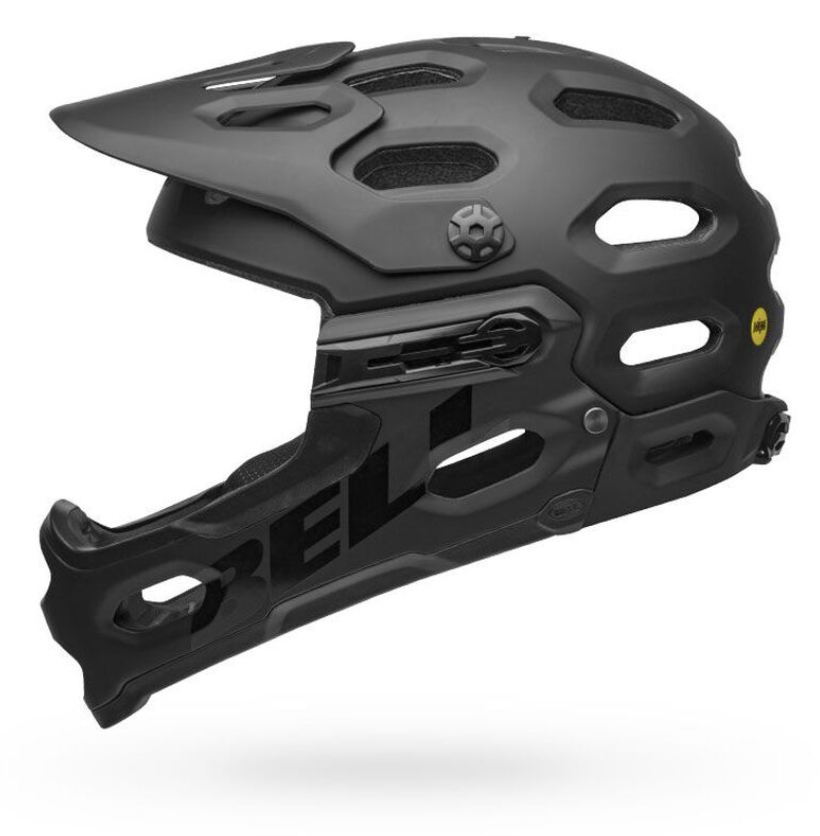 bell Super 3R MIPS Helmet  matte/gloss black/grey - L