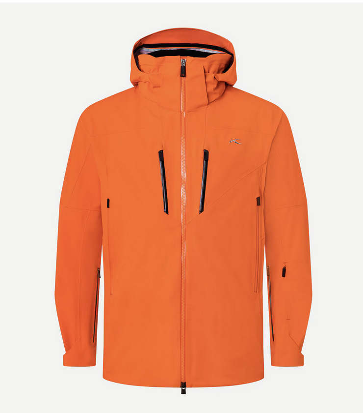 kjus system men macun jacket kjus orange 50 medium