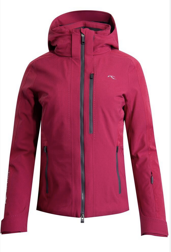 kjus system women evolve jacket  Claret red 38