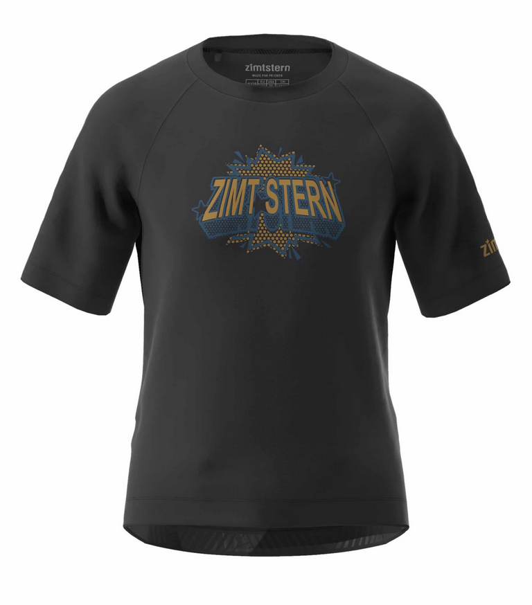 zimtstern PureFlowz Shirt SS kids pirate black 128/S