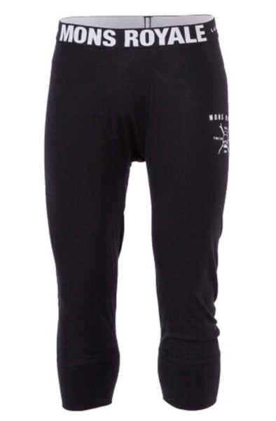 mons royale Boys long john Black 146-156cm