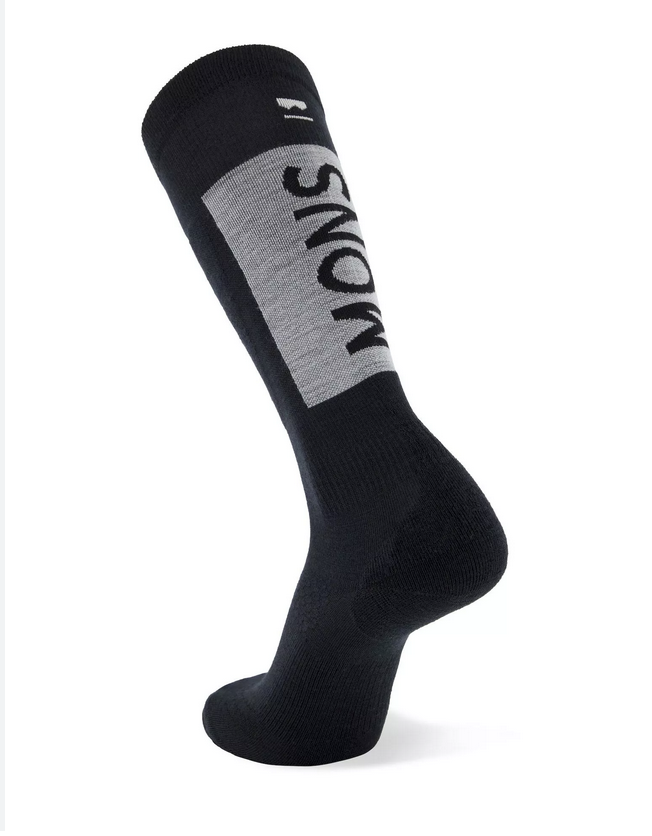mons royale Atlas Snow Socks Black - XL