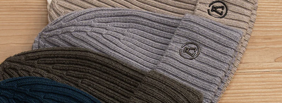 alchemy rib knit beanie merino grey marle