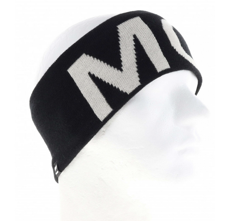mons royale unisex arcadia headband black white