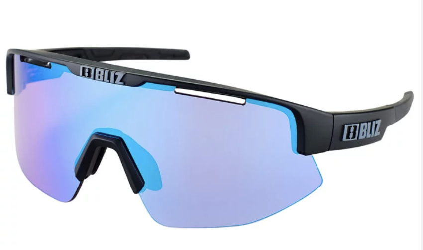 bliz matrix nano optic nordic light matt black coral w. blue