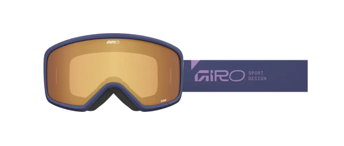 Giro Stomp Wordmark Purple Amber Gold Youth