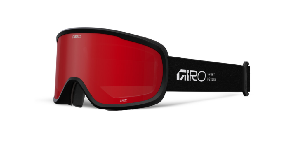 Giro Cruz Stacked Black Amber Scarlet Adult