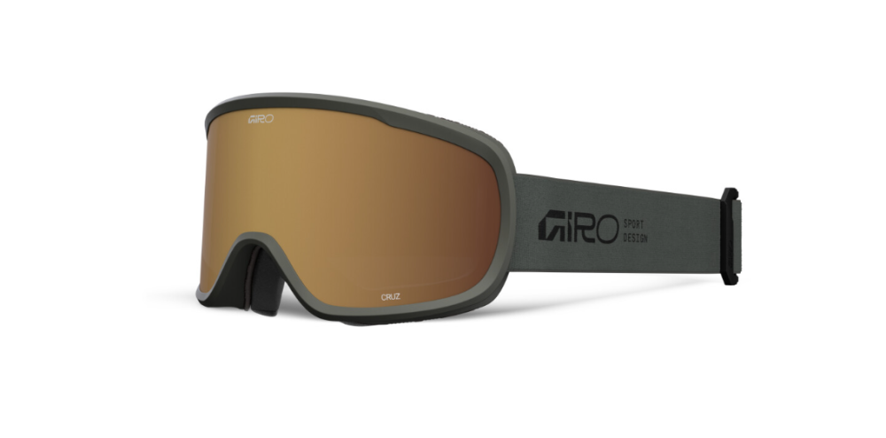 Giro Cruz Stacked Olive Green Amber Gold Adult