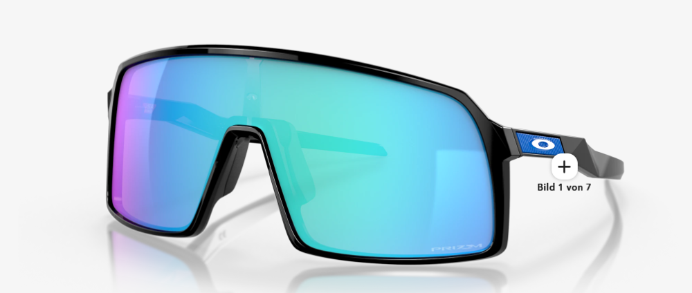 oakley luxottica oakley sutro polished black przm sapphire
