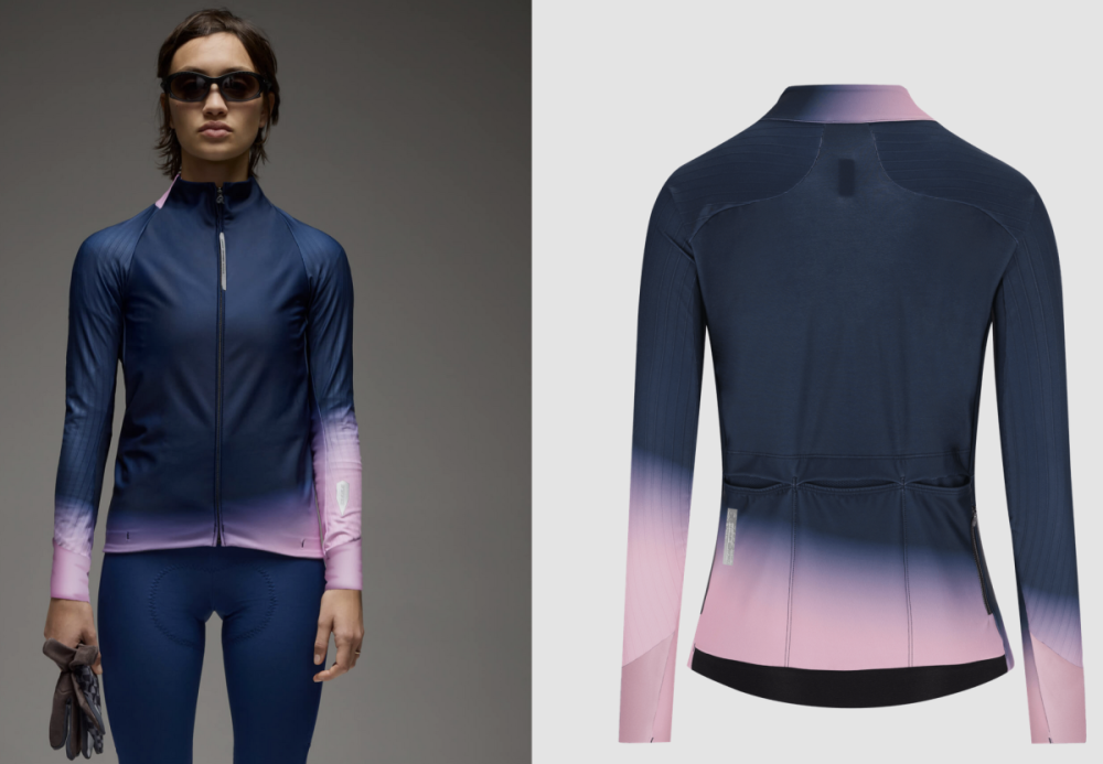 Q36.5 gregarius hybrid collar fade long sleeve womens nautica blue L