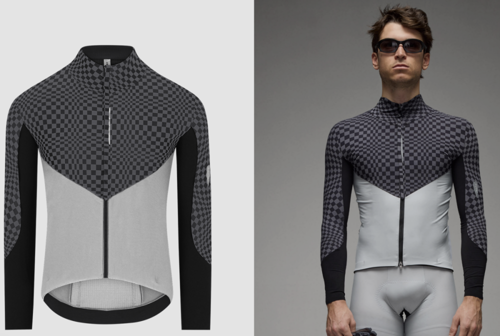 Q36.5 Dottore Hybrid Que Long Sleeve Jersey black checked M