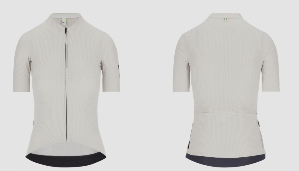 Q36.5 Jersey short sleeve L1 Woman Pinstripe optic white S