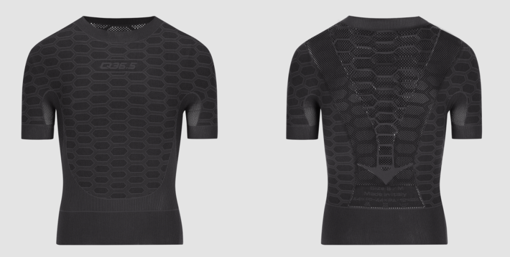 Q36.5 Base Layer 2 short sleeve antracite L-XL