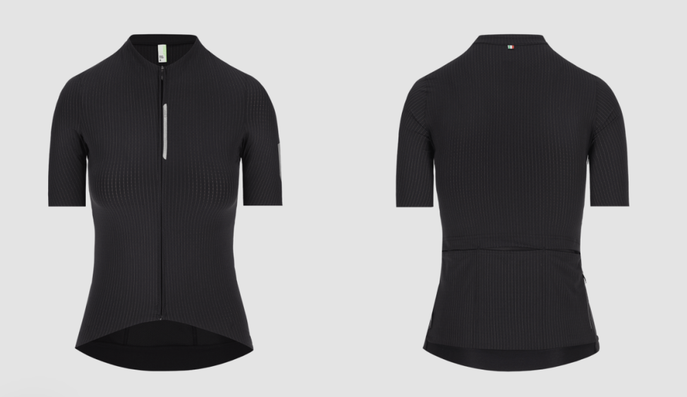 Q36.5 Jersey short sleeve L1 Woman Pinstripe PRO Black