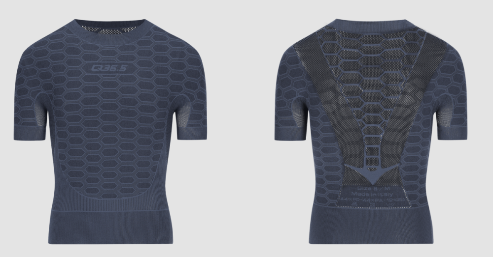 Q36.5 Base Layer 2 short sleeve Blue Navy