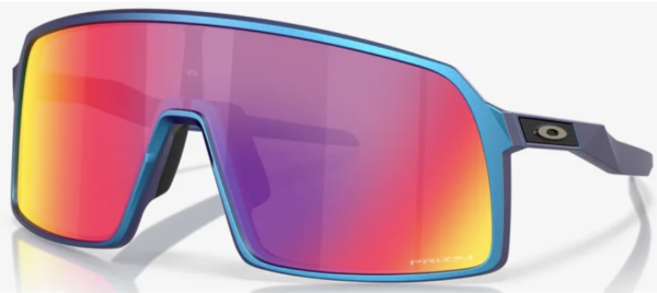 oakley luxottica sutro matte cyan/blue colorshift - prizm road
