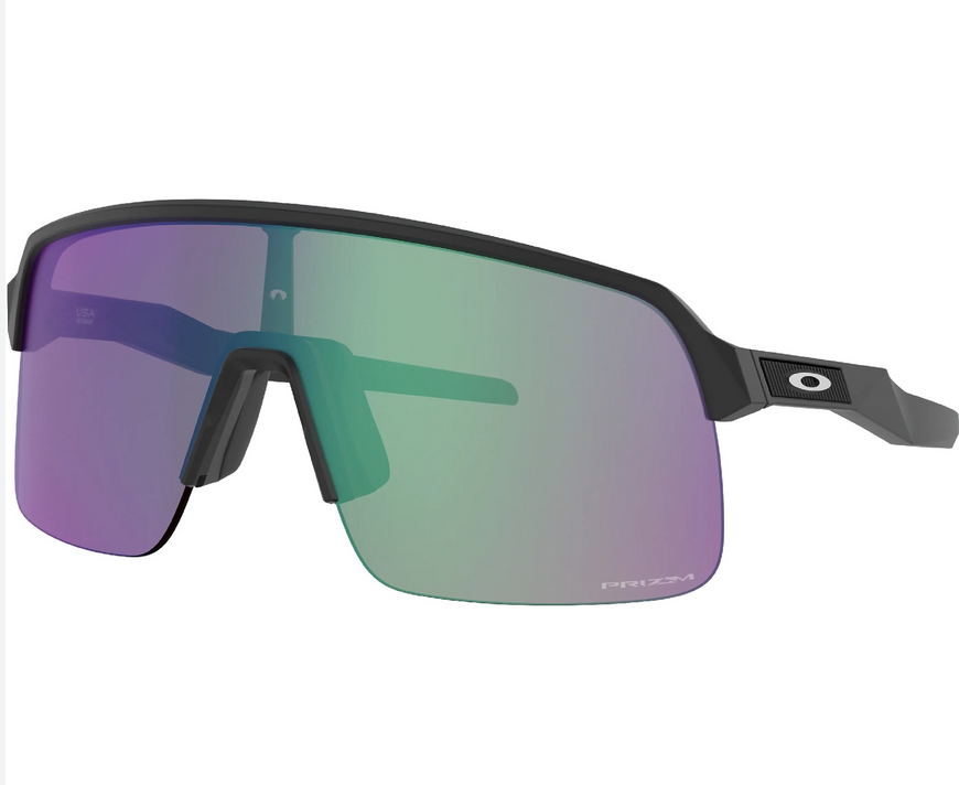 oakley luxottica sutro lite matte black - prizm road jade