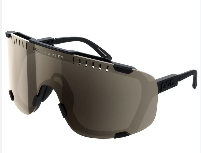 POC Devour  Uranium Black / Clarity Trail/Partly Sunny Silver