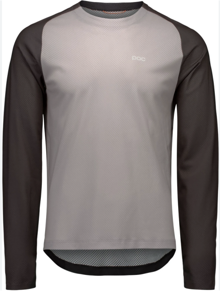 POC m's motion air l/s jersey, granite grey