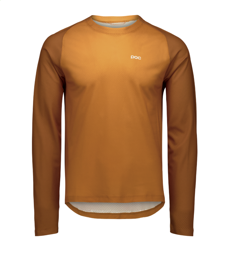 POC M's Motion Air L/S Jersey, Bauxite Brown, M