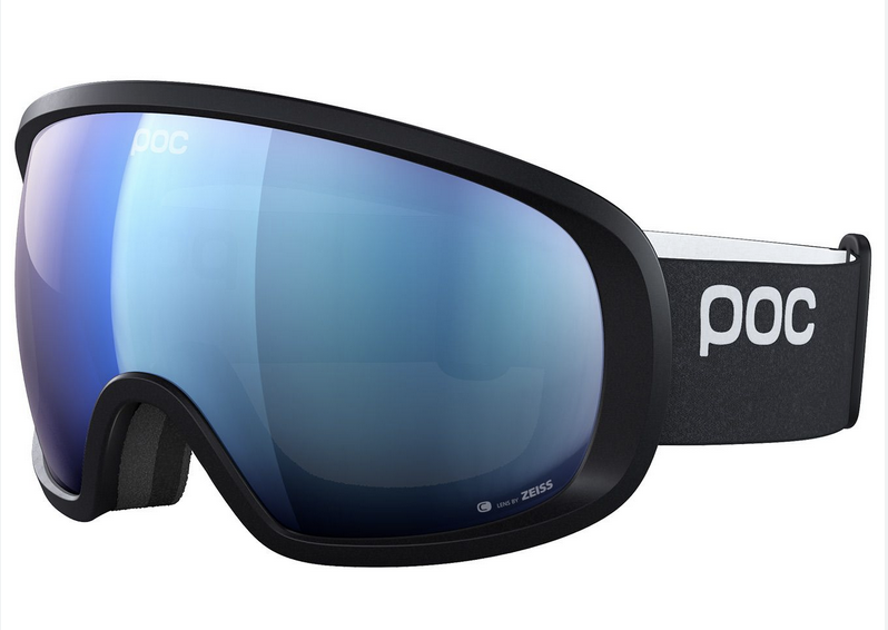 POC Fovea Mid Clarity Goggle Uranium Black - Partly Sunny Blue